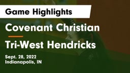 Covenant Christian  vs Tri-West Hendricks  Game Highlights - Sept. 28, 2022