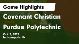 Covenant Christian  vs Purdue Polytechnic  Game Highlights - Oct. 3, 2022