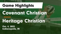 Covenant Christian  vs Heritage Christian  Game Highlights - Oct. 4, 2022