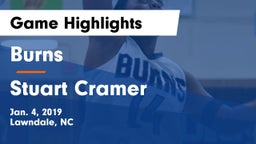 Burns  vs Stuart Cramer Game Highlights - Jan. 4, 2019