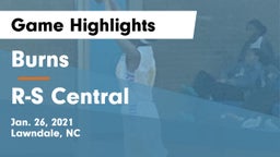 Burns  vs R-S Central  Game Highlights - Jan. 26, 2021