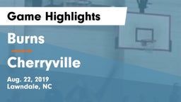 Burns  vs Cherryville Game Highlights - Aug. 22, 2019