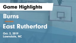 Burns  vs East Rutherford  Game Highlights - Oct. 2, 2019