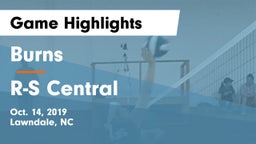 Burns  vs R-S Central  Game Highlights - Oct. 14, 2019