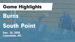 Burns  vs South Point Game Highlights - Dec. 10, 2020