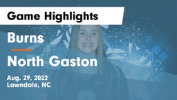 Burns  vs North Gaston Game Highlights - Aug. 29, 2022