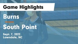 Burns  vs South Point Game Highlights - Sept. 7, 2022