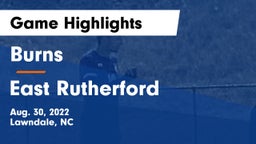Burns  vs East Rutherford  Game Highlights - Aug. 30, 2022