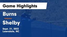 Burns  vs Shelby  Game Highlights - Sept. 21, 2022