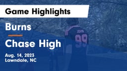 Burns  vs Chase High Game Highlights - Aug. 14, 2023
