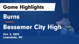 Burns  vs Bessemer City High Game Highlights - Oct. 4, 2023