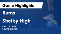 Burns  vs Shelby High Game Highlights - Oct. 11, 2023