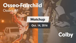 Matchup: Osseo-Fairchild vs. Colby 2016