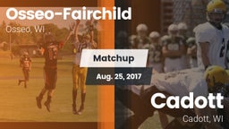 Matchup: Osseo-Fairchild vs. Cadott  2017