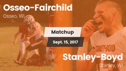 Matchup: Osseo-Fairchild vs. Stanley-Boyd  2017