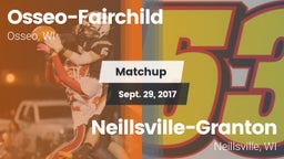 Matchup: Osseo-Fairchild vs. Neillsville-Granton  2017