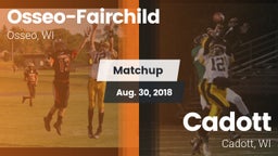 Matchup: Osseo-Fairchild vs. Cadott  2018