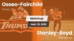 Matchup: Osseo-Fairchild vs. Stanley-Boyd  2020