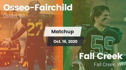 Matchup: Osseo-Fairchild vs. Fall Creek  2020