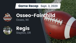 Recap: Osseo-Fairchild  vs. Regis  2020