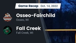 Recap: Osseo-Fairchild  vs. Fall Creek  2022