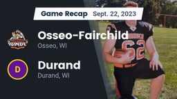 Recap: Osseo-Fairchild  vs. Durand  2023
