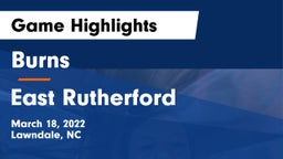 Burns  vs East Rutherford  Game Highlights - March 18, 2022