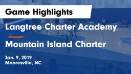 Langtree Charter Academy vs Mountain Island Charter  Game Highlights - Jan. 9, 2019