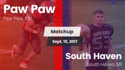 Matchup: Paw Paw vs. South Haven  2017