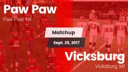Matchup: Paw Paw vs. Vicksburg  2017