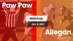 Matchup: Paw Paw vs. Allegan  2017