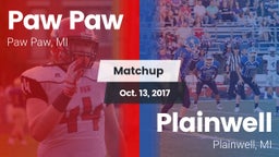 Matchup: Paw Paw vs. Plainwell  2017