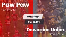 Matchup: Paw Paw vs. Dowagiac Union 2017