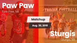 Matchup: Paw Paw vs. Sturgis  2018