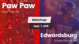 Matchup: Paw Paw vs. Edwardsburg  2018