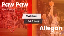 Matchup: Paw Paw vs. Allegan  2018