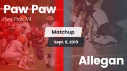 Matchup: Paw Paw vs. Allegan 2019