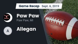 Recap: Paw Paw  vs. Allegan 2019