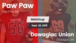Matchup: Paw Paw vs. Dowagiac Union 2019