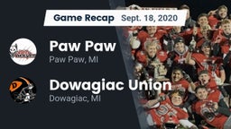 Recap: Paw Paw  vs. Dowagiac Union 2020