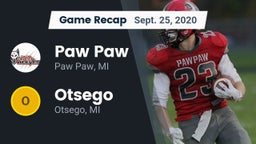 Recap: Paw Paw  vs. Otsego  2020
