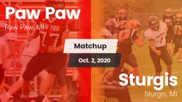 Matchup: Paw Paw vs. Sturgis  2020