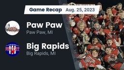 Recap: Paw Paw  vs. Big Rapids  2023