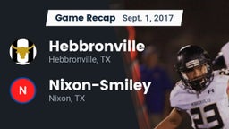Recap: Hebbronville  vs. Nixon-Smiley  2017