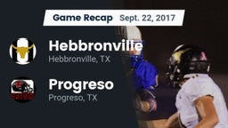 Recap: Hebbronville  vs. Progreso  2017