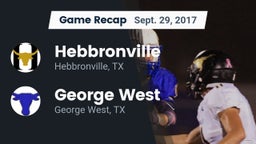Recap: Hebbronville  vs. George West  2017