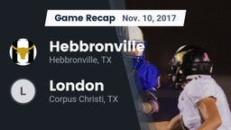 Recap: Hebbronville  vs. London  2017