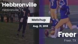 Matchup: Hebbronville vs. Freer  2018