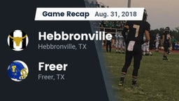 Recap: Hebbronville  vs. Freer  2018