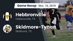 Recap: Hebbronville  vs. Skidmore-Tynan  2018